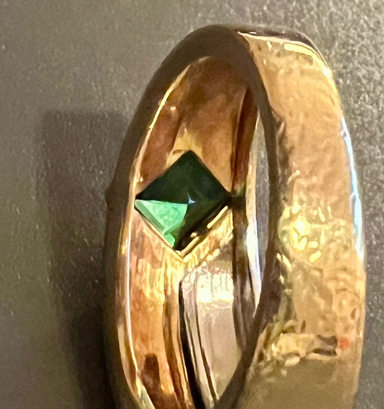 Anelli: Gold-Ring 18 K mit Turmalin – Usato da Chur venduto da Penting1935 6