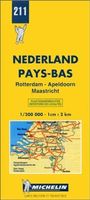 Michelin Nederland. Rotterdam,Apeldoorn,Maastricht 1:200.000