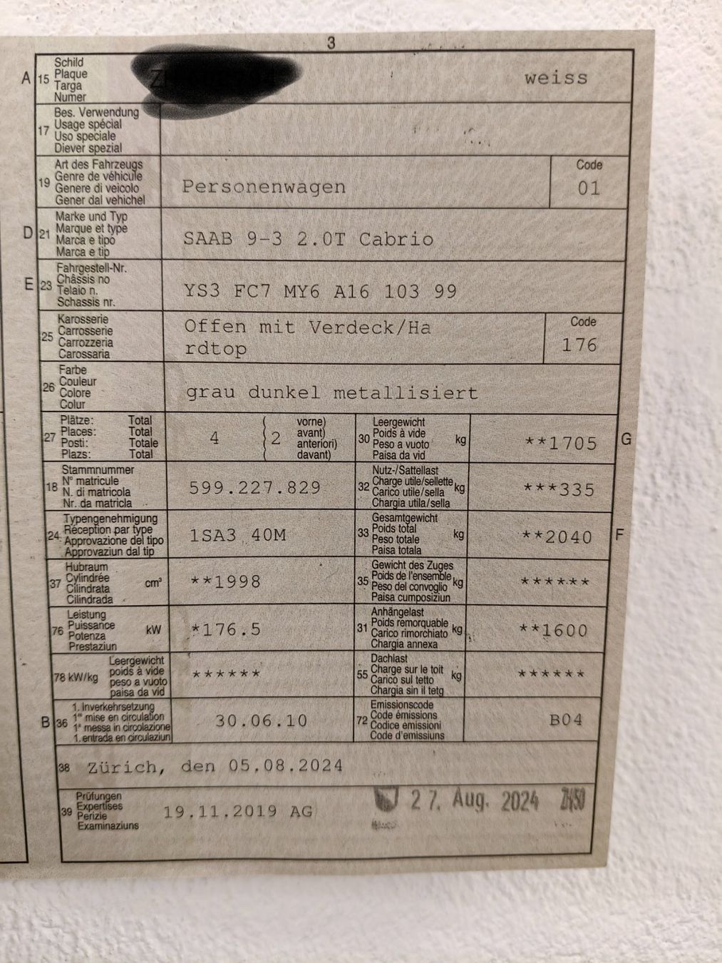 Saab Automobili: Saab Aero 9-3 2.0T Hirsch Performance – Usato da Oberengstringen venduto da Germii 8