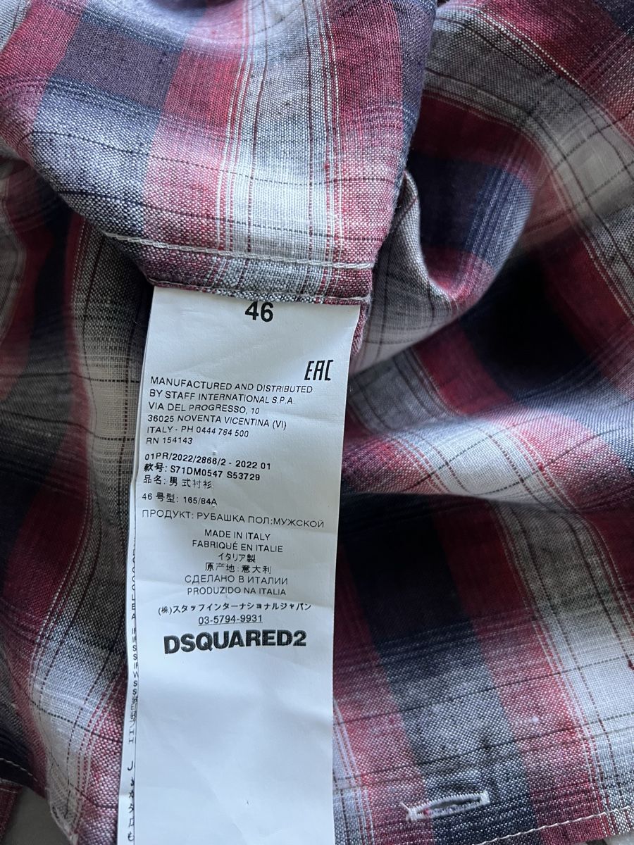 Dsquared2 Camicie: Dsquared2 camicia Lino uomo – Usato da Mendrisio venduto da fly_9wzx 8
