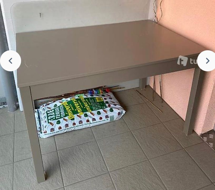 Beliani Esstisch Mit Zusätzlicher Platte – 120 Cm, Weiß, Ausziehbar & Multifunktional