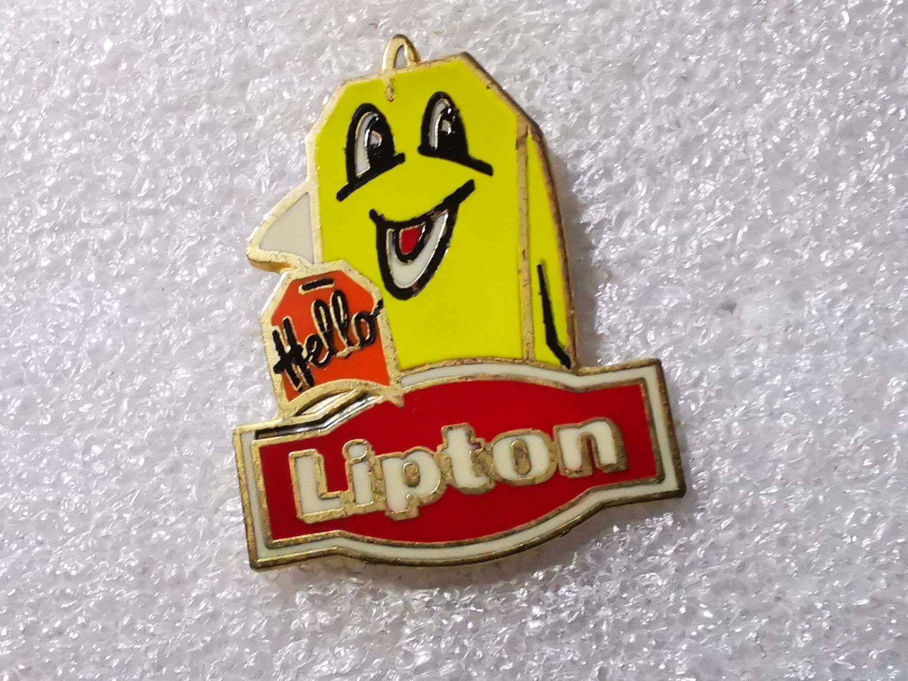 Placchette & Badge: Ansteckpin 53: Lipton – Usato da Oppligen venduto da Pin-Fall-Shop