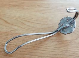Vintage Kleiderhaken aus Metall, dekorativ und funktionell