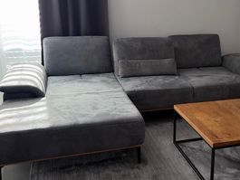 W. Schillig Polstersofa Ecksofa in grau - guter Zustand.