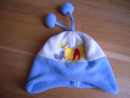 Winnie Pooh Kappe / Mütze Gr 74 / 80
