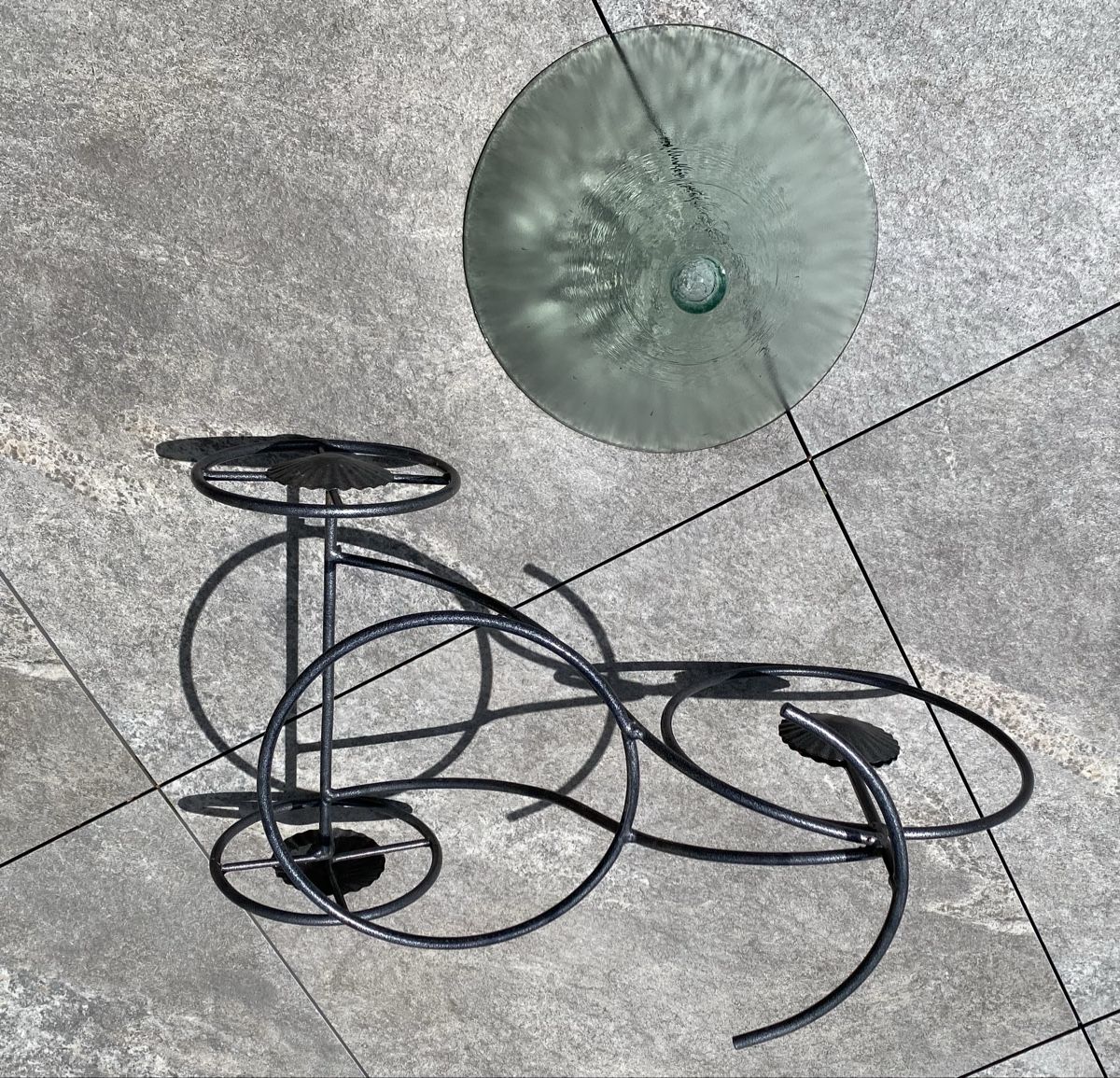 Vasi per fiori: Blumentopf Velo, Metall und Glas, Deko – Usato da Aadorf venduto da Dragonfisch 3
