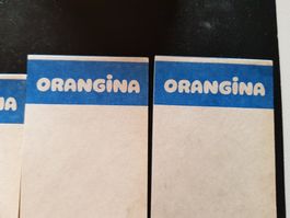 Vintage Kult : Orangina Notiz Zettel Blöckli Papier