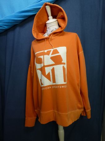 GANT ORANGE GR XXL ORANGE KAPUZENPULLOVER  GUT IN SCHUSS