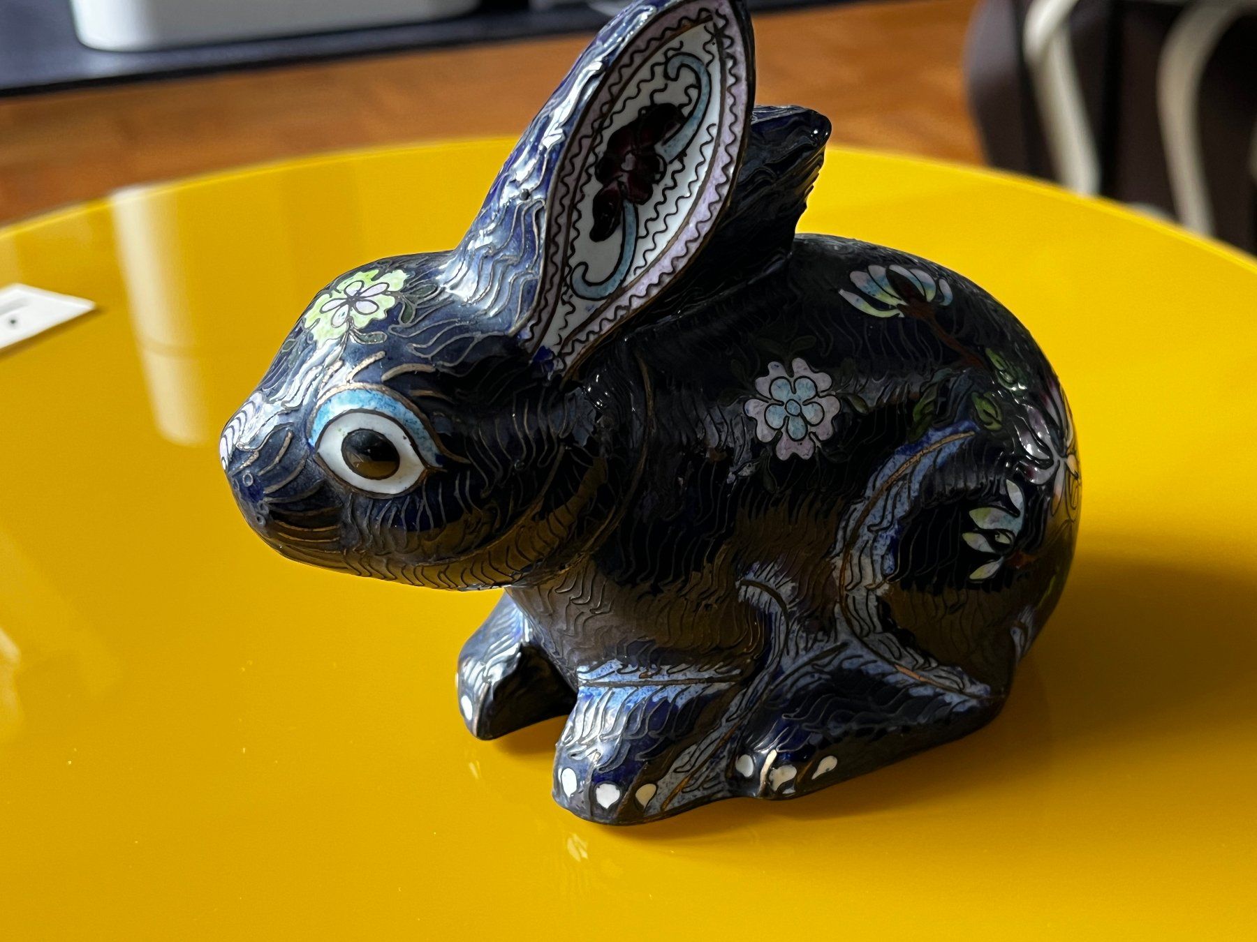 Statuette: Antiker Chinesischer Cloisonné Hase – Usato da Derendingen venduto da emmenwasser 1