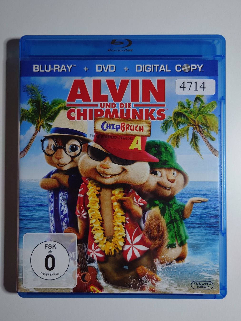 Tutti i DVDs: Alvin und die Chipmunks Chip Bruch Blu-Ray – Usato da Kaiseraugst venduto da flo_ydd2