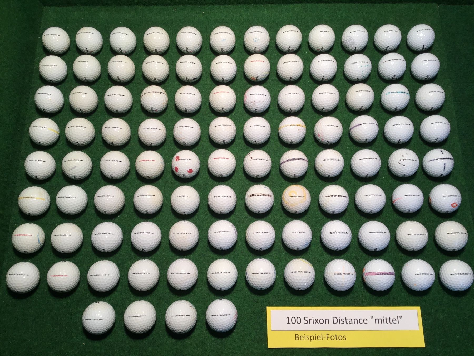 Palloni: 100 Golfbälle Srixon Distance (mittel) – Usato da Bergdietikon venduto da shimano4 9