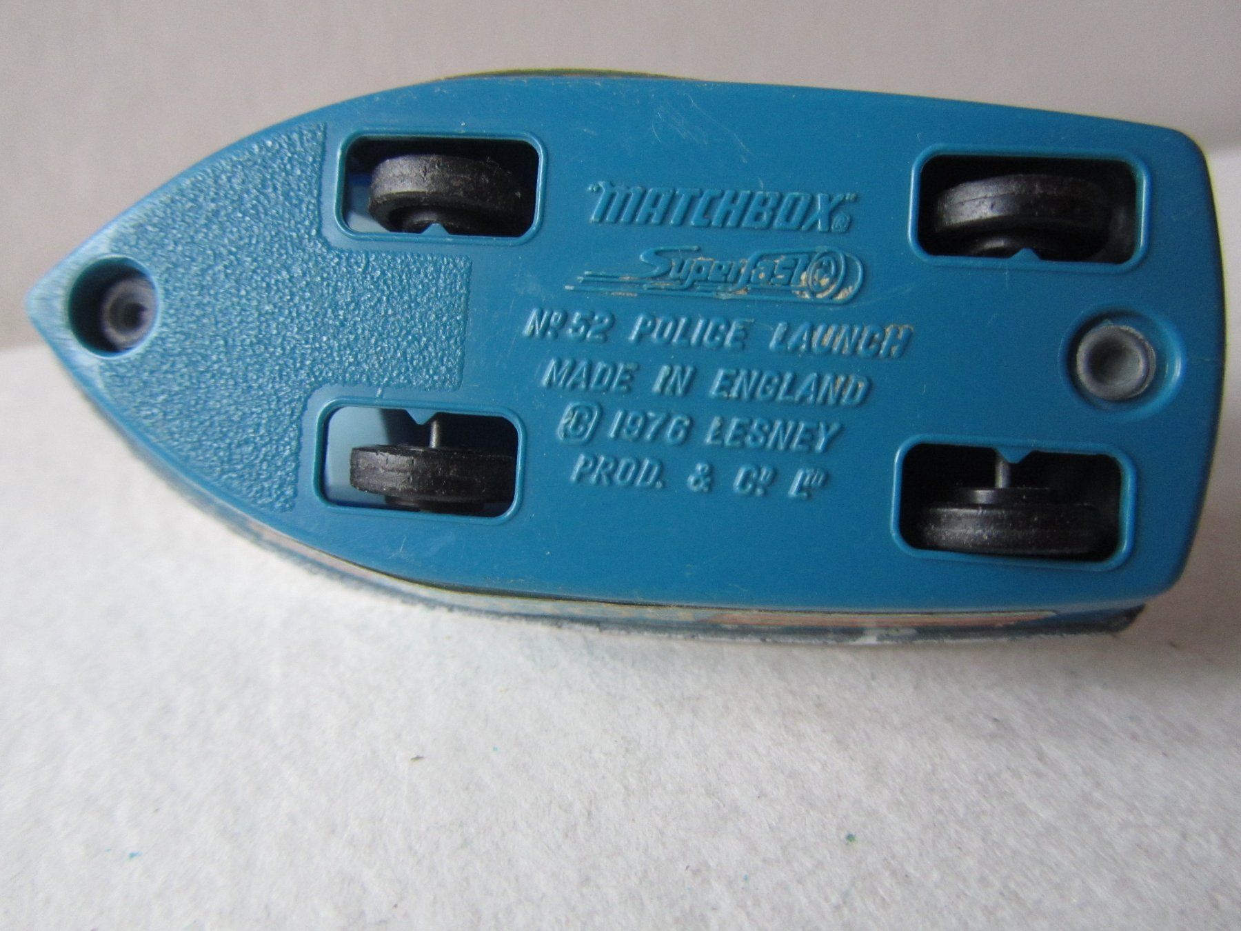 Matchbox Voitures modèles: Police Launch, Matchbox Superfast, Nr. 52B – D'occasion à Weiningen ZH par dietsch57 5