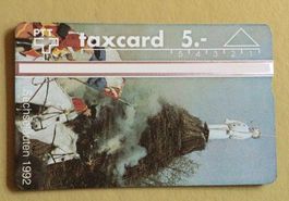 Taxcarte Sechseläuten Zürich  5.00Fr. ungelaufen
