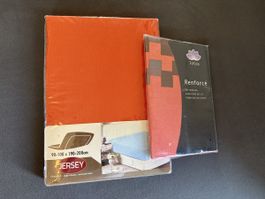  BETTWÄSCHE    INKL .   KISSENBEZUG   NEUVERPACKT   (  !  ) 