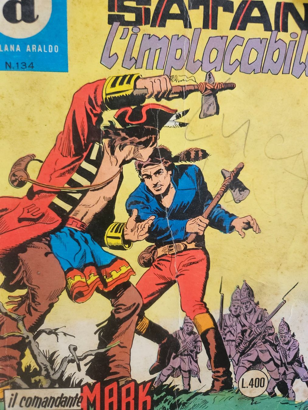 Fumetti: Comandante Mark, Satan l'implacabile – Usato da Zürich venduto da lorenzo167