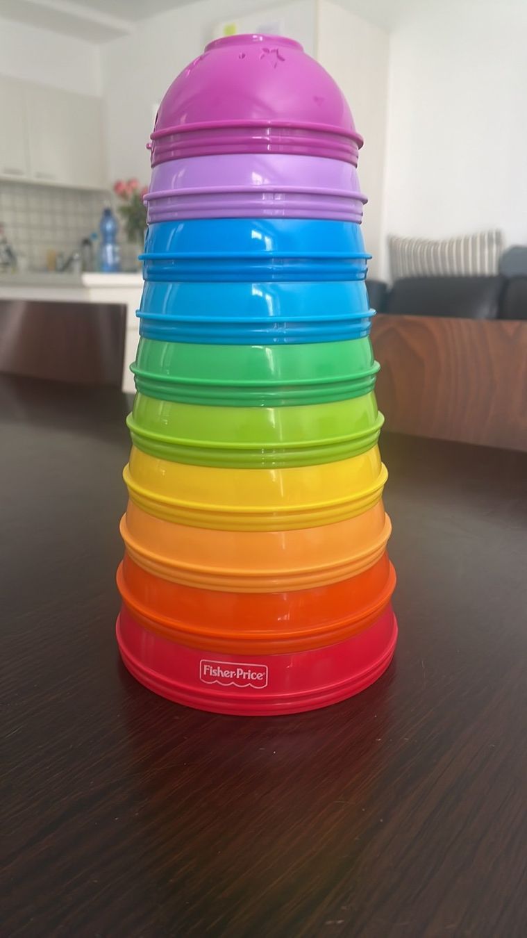 Fisher-Price Giocattoli: Fisher-Price Spielkugel Pyramide – Usato da Flums venduto da Inna77