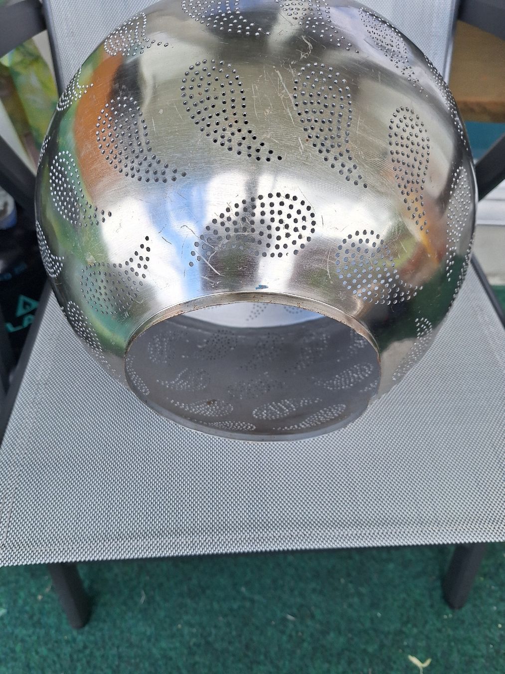 Lampadari & plafoniere: Orientalische Hängelampe, silber, reduziert – Usato da Pratteln venduto da Thermocare 2