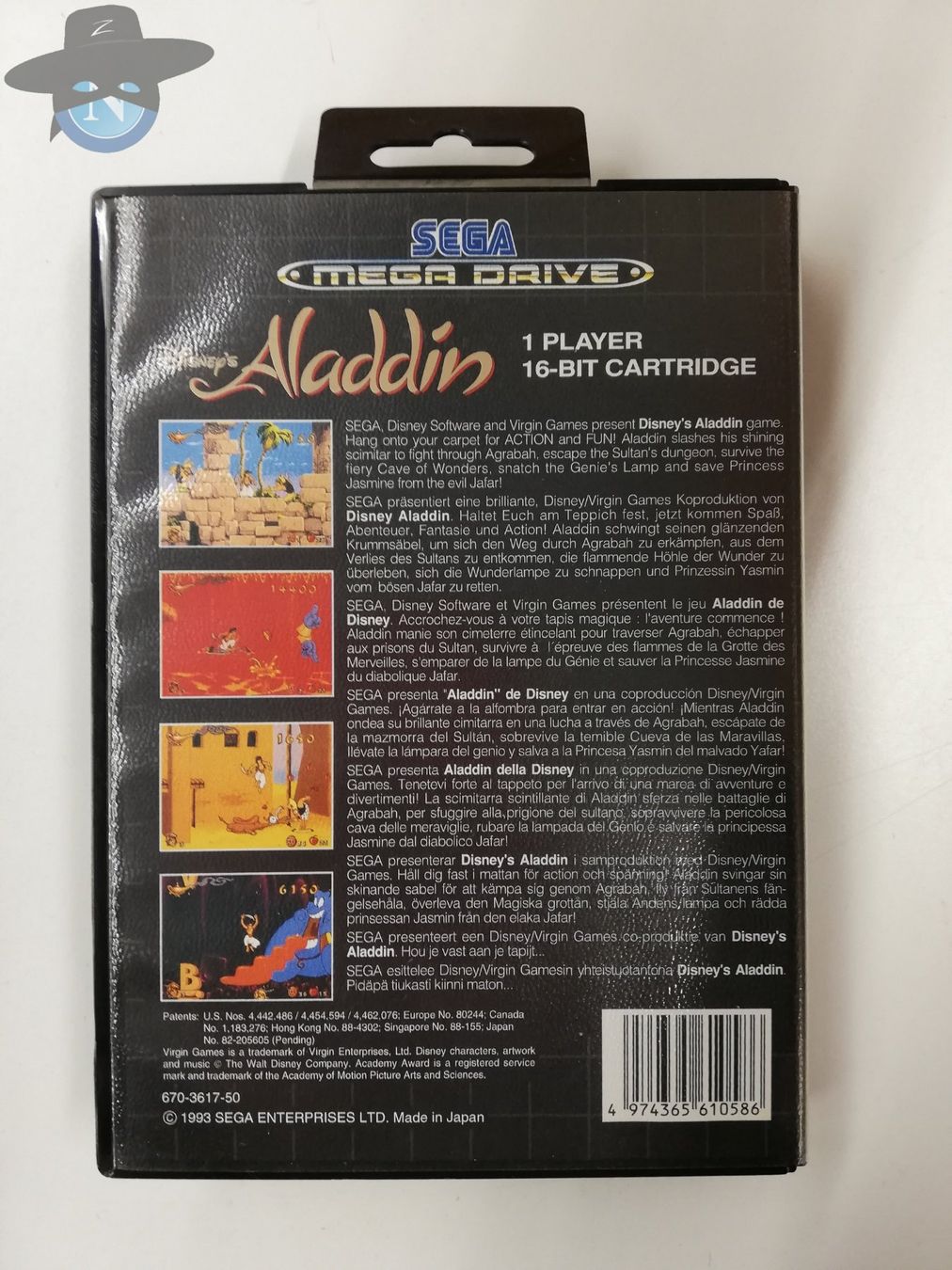 Sega Giochi: Aladdin / Sega Mega Drive MD – Usato da St. Gallen venduto da zorro_dc 1