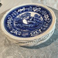 Spodes Tower Blue, Copeland Essteller, Durchmesser 20 cm