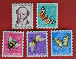 PRO JUVENTUTE SATZ 153 - 157 1954** POSTFRISCH