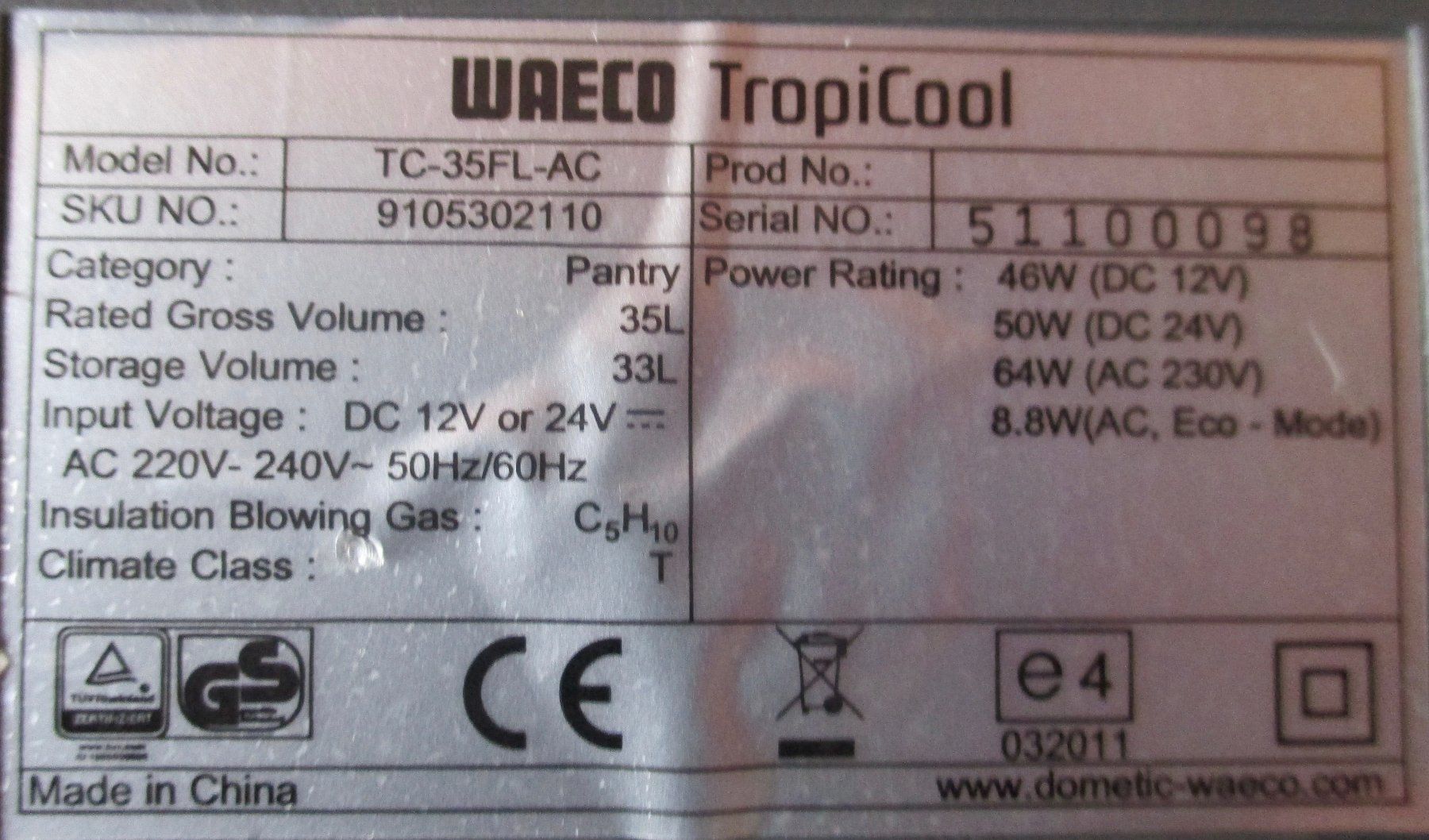 Waeco Frigoriferi & Refrigeratori: Waeco Tropi Cool Kühlbox – Usato da Hefenhausen venduto da Hase9 3