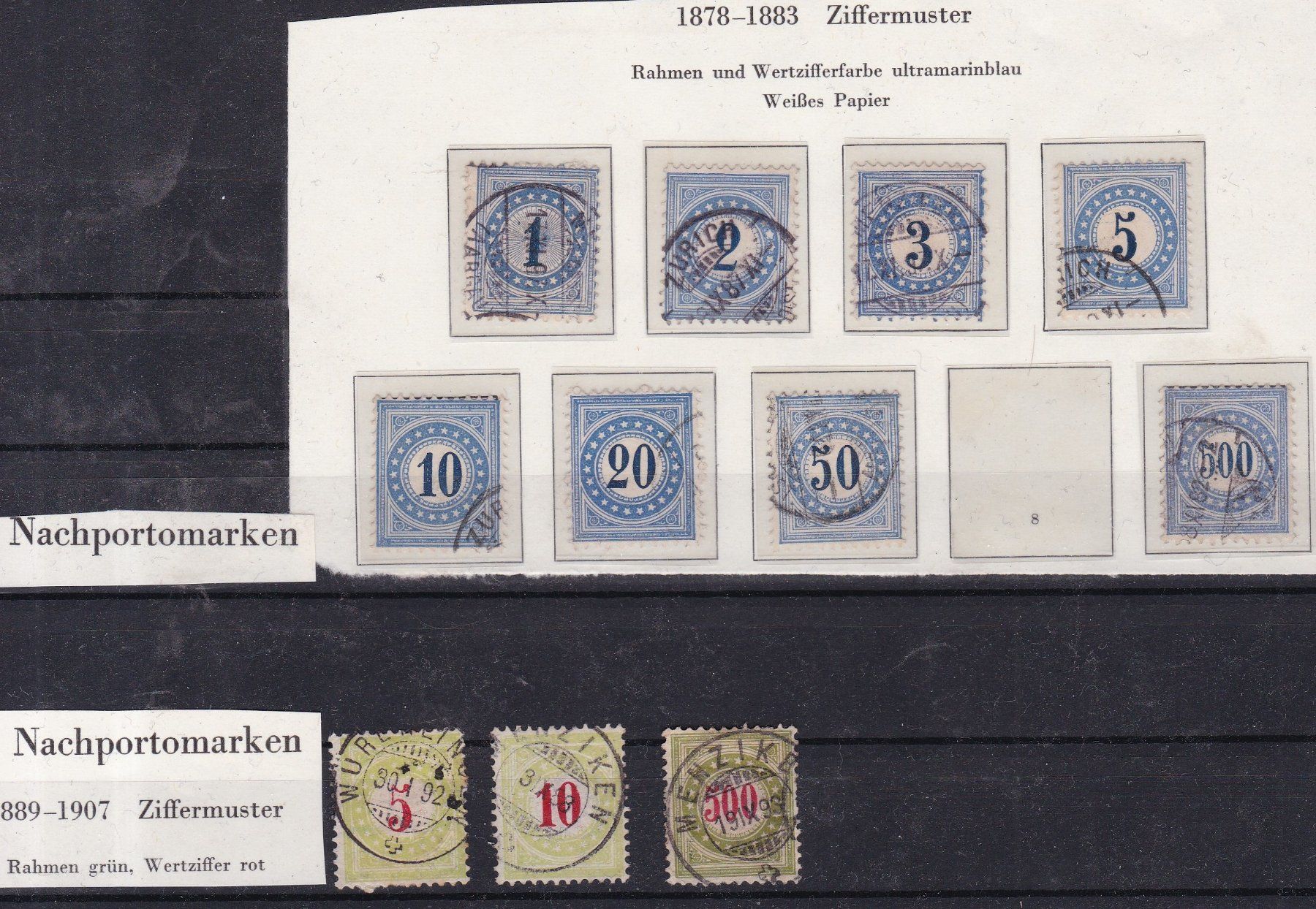 Tutti i francobolli: CH Briefmarken Lot "Portomarken" – Usato da Münchwilen AG venduto da Nesar 2