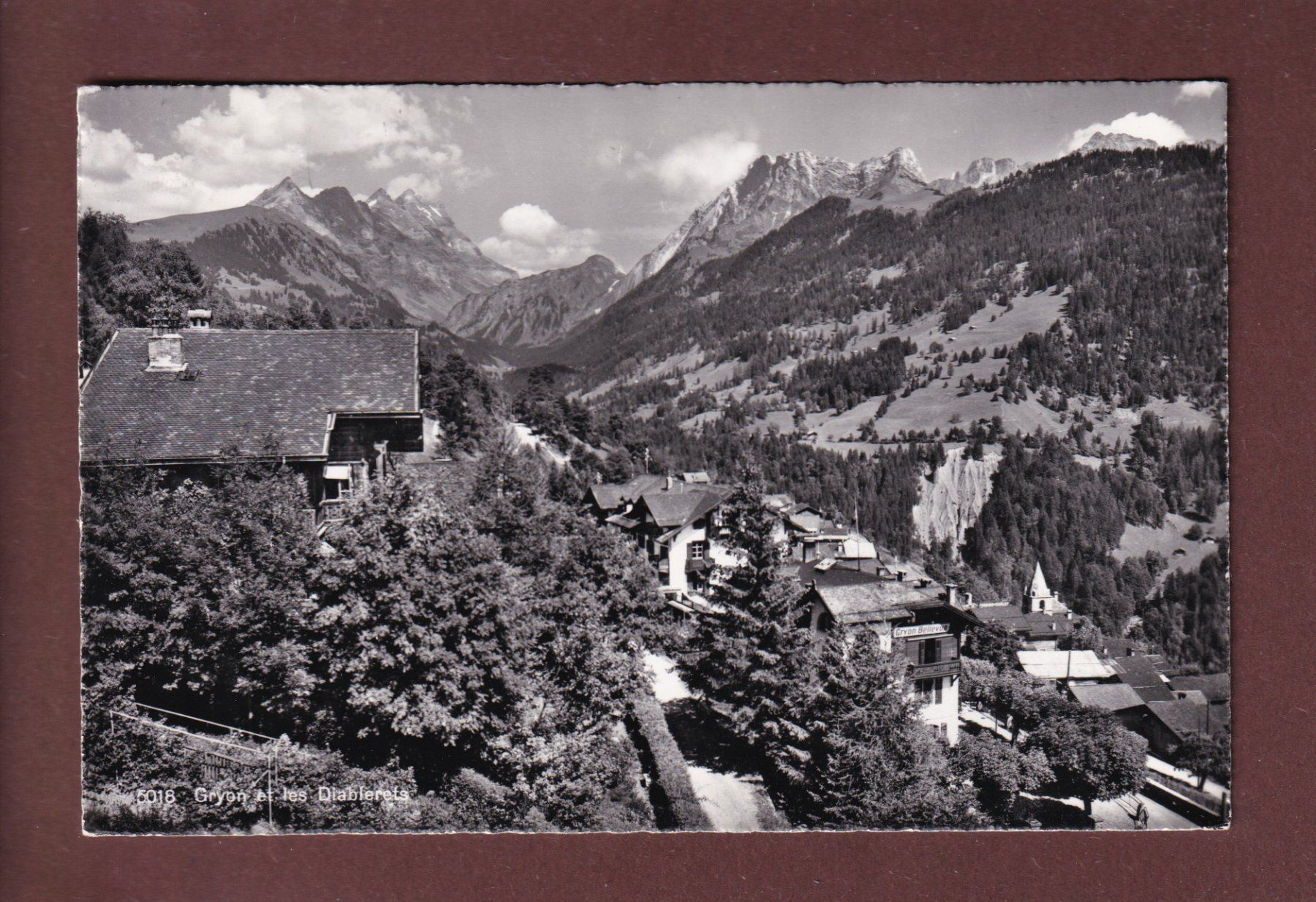 Cartoline postali: GRYON et Les Diablerets - 1966 – Usato da Pully venduto da nicecards