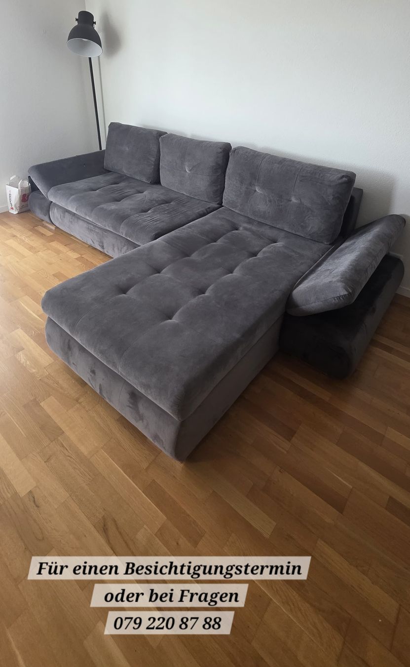 Sofas: Ecksofa mit Bettfunktion  – Neuf (Voir description) à Safnern par Schrankwerk