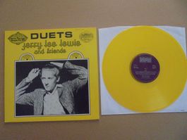 Jerry Lee Lewis " Duets " Gelbe LP / vinyl jaune 1978