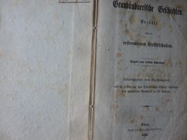 GRAUBÜNDNERISCHE GESCHICHTE ERZÄHLT FÜR D. REFORMIERTEN 1852
