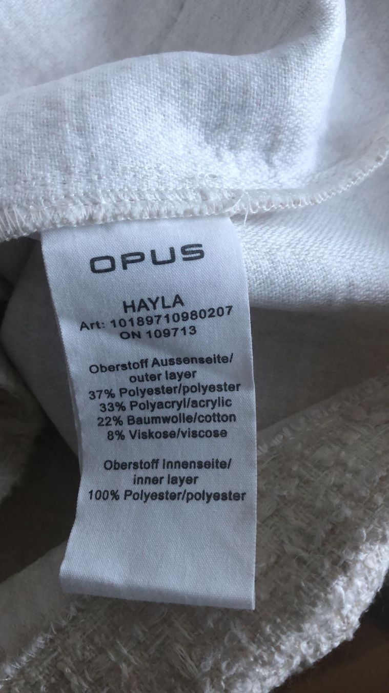 Opus Jacken: Opus Jacke, beige, Grösse 42 – Gebraucht aus Langnau am Albis von Schneeflocke92 5