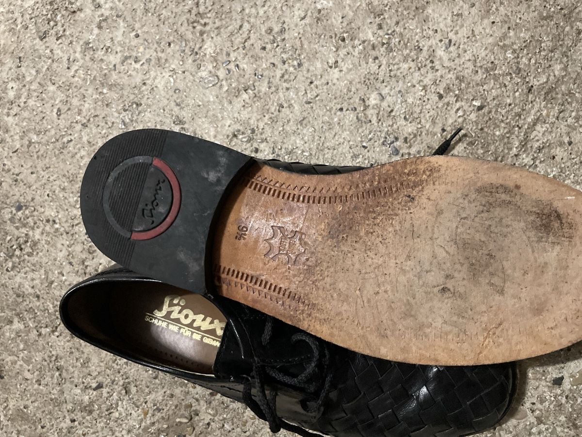 Chaussures hommes: Sioux Leder Schuhe schwarz Grösse 9.5 – D'occasion à Neuchatel par shi_9fzw 2