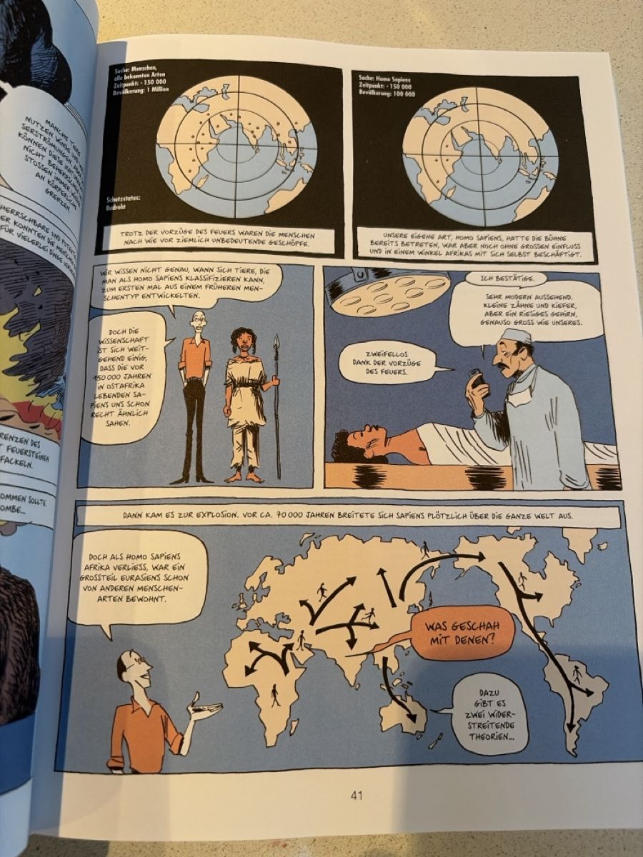 Fumetti: Yuval Noah Harari - Sapiens der Aufstieg – Usato da Luzern venduto da Piaggio-Ciao 2