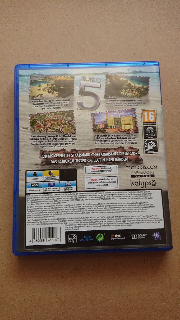 Jeux: Tropico 5 PS4 Limitierte Day One Edition  – D'occasion à Chur par FreakofRarity 1