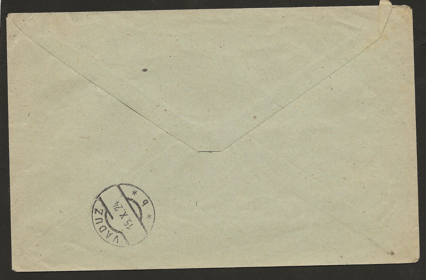 Tutti i francobolli: Brief Liechtenstein 1924 Eschen Vaduz – Usato da Au ZH venduto da xelagreb01 1