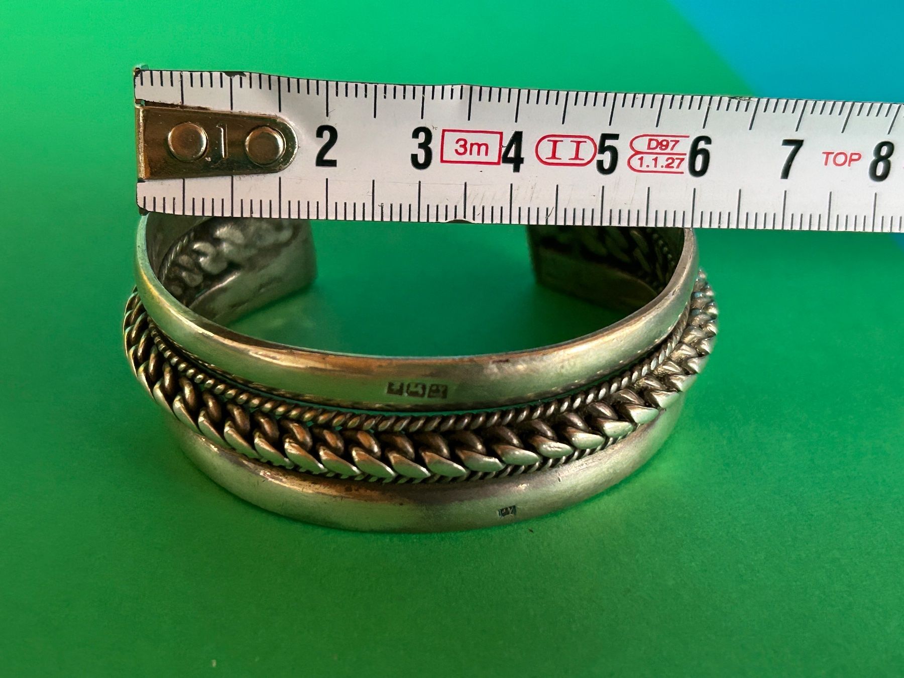 Bracciali & Braccialetti: Silber Armspange massiv, Vintage – Usato da Laufen venduto da belleskulptur 7