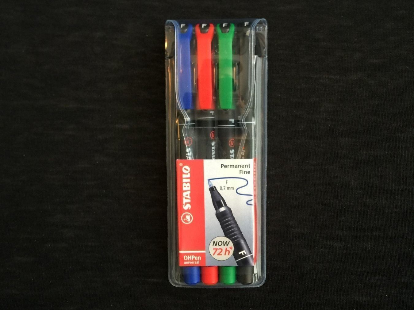 Stabilo Stifte & Marker: STABILO ohpen 4er Etui 0.7 mm permanent – Neu und originalverpackt aus Aarburg von 2..0 1