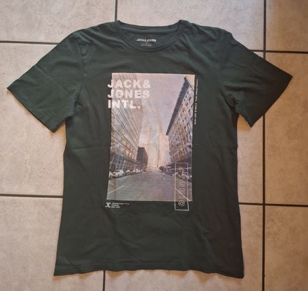 Jack & Jones T-Shirt Gr. M, dunkelgrün