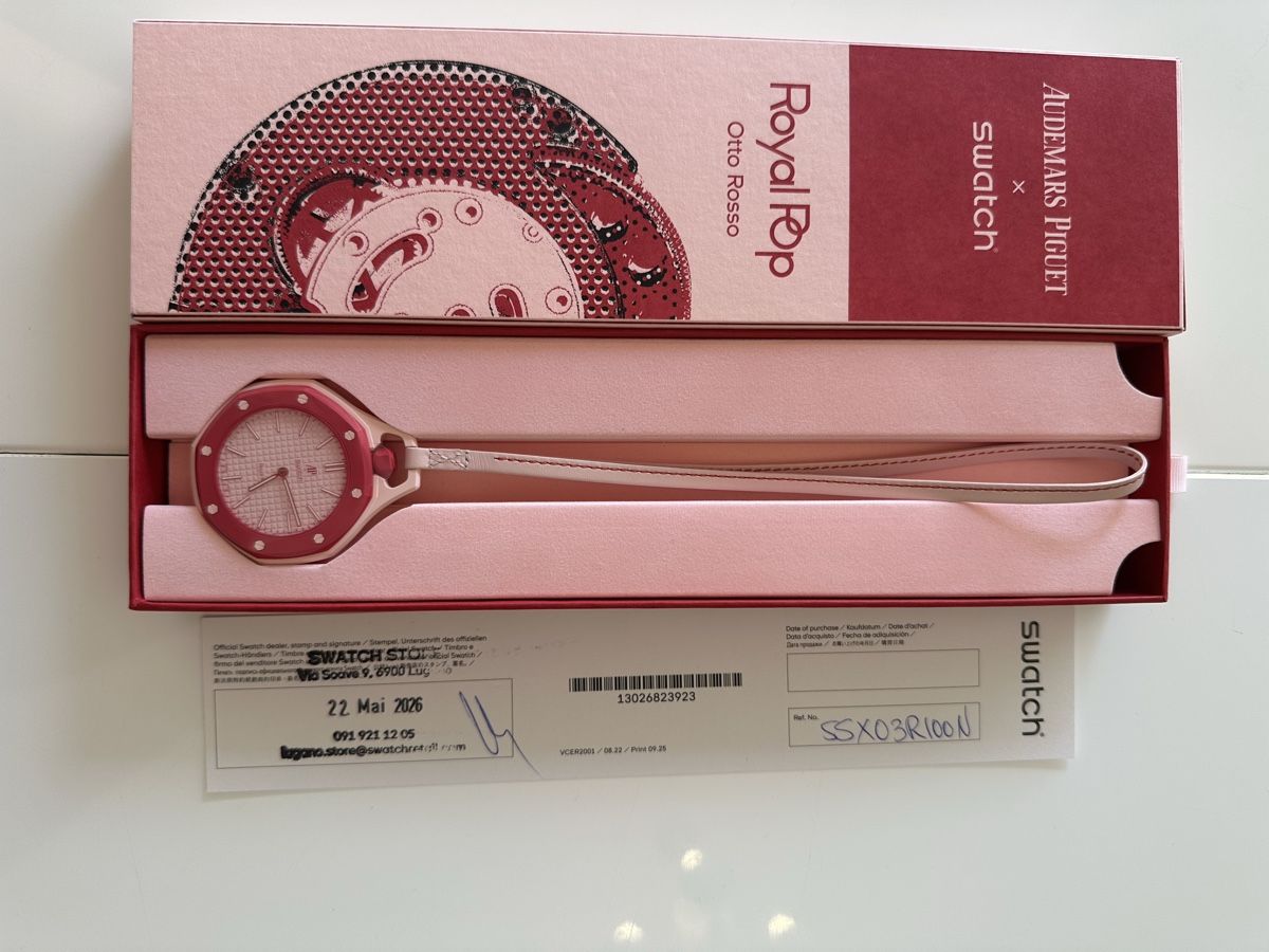 Swatch Orologi: Swatch Royal Pop - Otto Rosso – Nuovo e nell'imballaggio originale da Lugano venduto da matteroma04 2