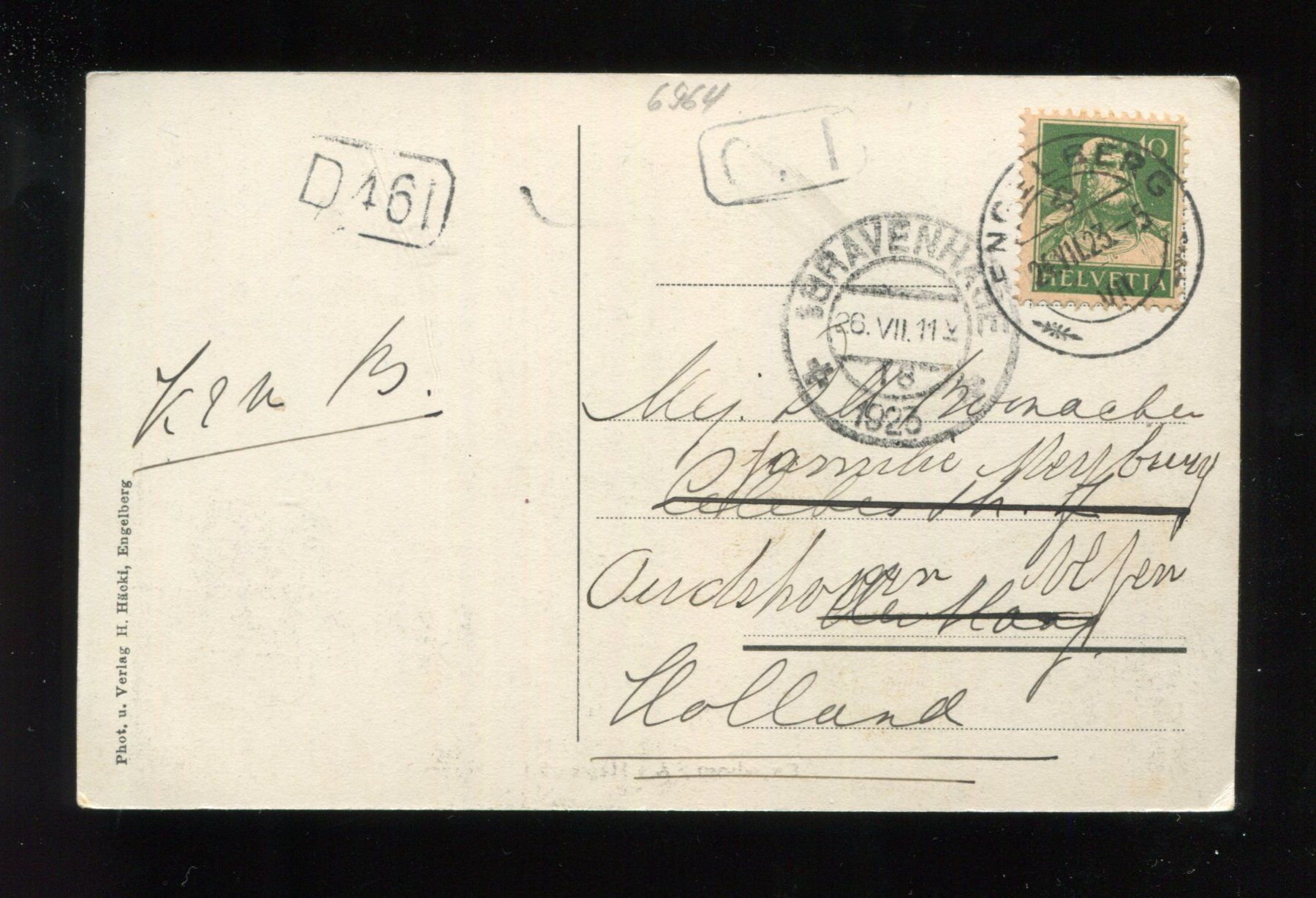 Cartoline postali: Engelberg, Alp Herrenrüti – Usato da Aarau venduto da Elmaar41 1