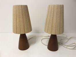 Charmante Nachttischlampen, Designklassiker 60er evtl. Temde