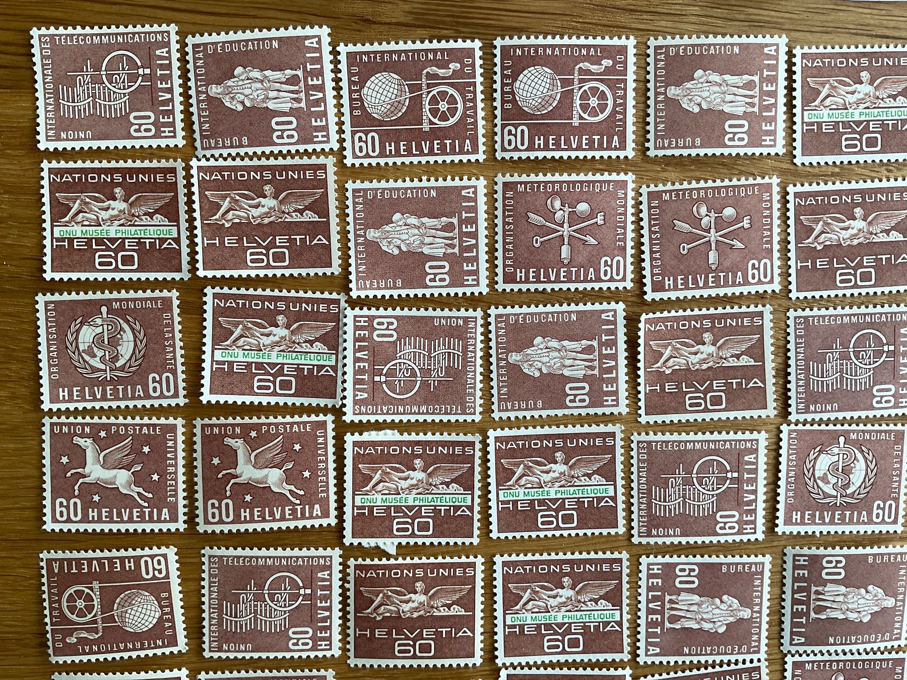 Tutti i francobolli: 60Fr Ämter Frankaturware ungestempelt postfrisch Sammlung – Nuovo (secondo la descrizione) da Wil SG venduto da Chefsugus 1