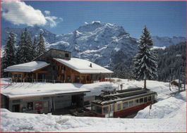 MÜRREN Bahn bei Winteregg