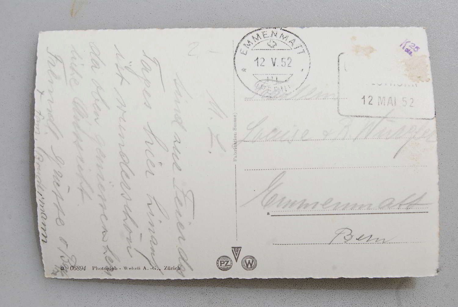 Cartes postales: AK Solothurn, Hotel Weissenstein, 1952 – D'occasion à Rüfenacht BE par Toro06 1