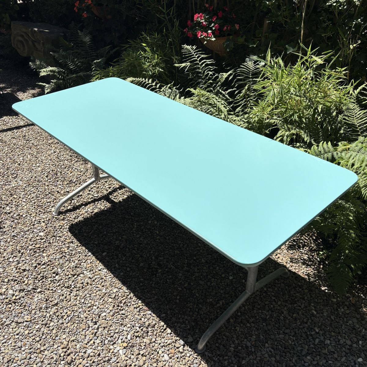 Tavoli: Grosser Gartentisch Klapptisch Blechtisch Balkontisch – Nuovo (secondo la descrizione) da zürich venduto da Fourstar0 9