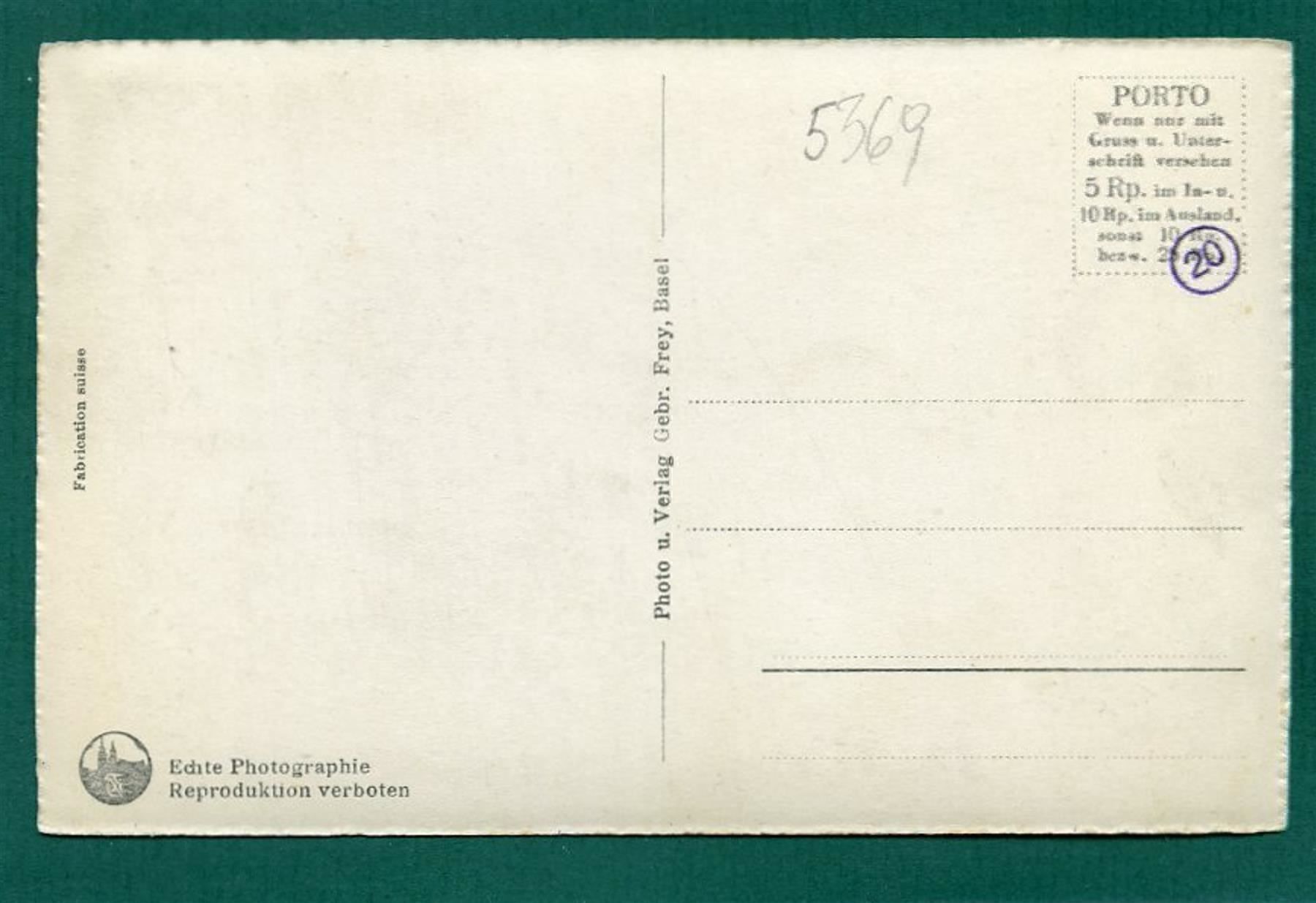 Cartoline postali: Basel, St. Johanntor, ungelaufen, ca. 1940 – Usato da Sargans venduto da Hausi1951 1