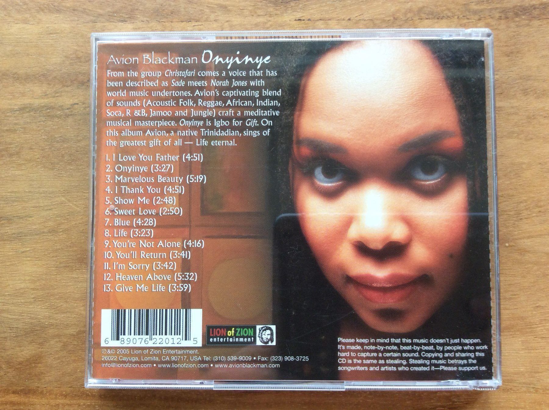 CDs: CD Avion Blackman - Onynye – D'occasion à Horgen par flyingpenguin2000 2