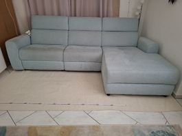 Tolles Sofa "eisblau" zum abholen