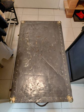 Gebraucher Vintage Uebersee-Koffer!