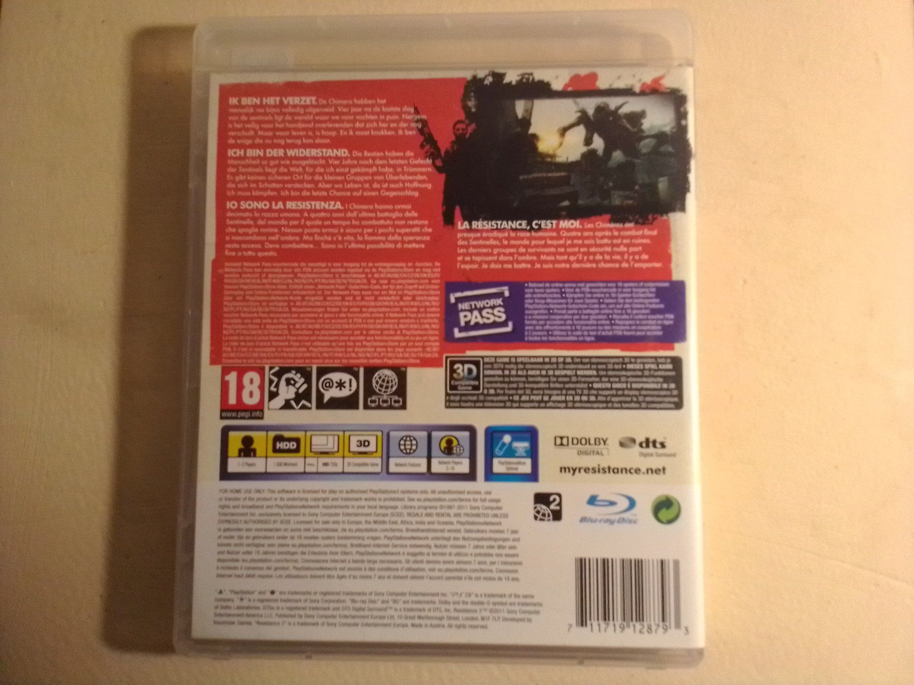 Giochi: Resistance 3 (vergriffen) – Usato da Brittnau venduto da Zibu 1